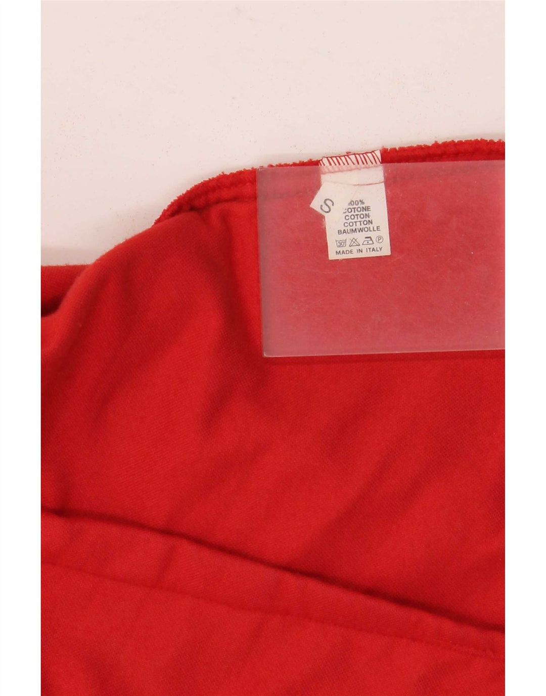 Vintage Damen 5-Knopf-Samt-Blazer-Jacke, UK 10, kleine rote Baumwolle