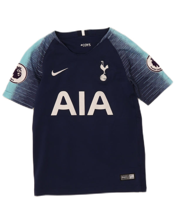 Nike Tottenham Hotspur Grafik-T-Shirt für Jungen, 8–9 Jahre, Größe S, Marineblau