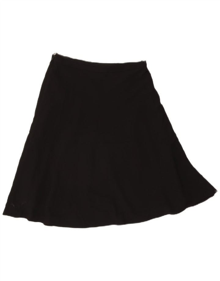 Marks & Spencer Damen A-Linienrock UK 10 Small W27 Schwarz Polyester
