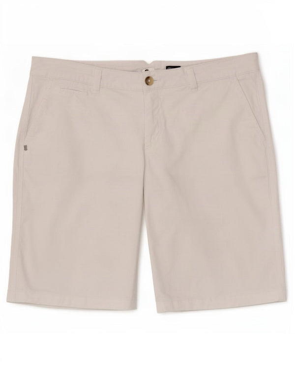 Tommy Hilfiger Damen Chino-Shorts US 10 Large W32 Weiße Baumwolle