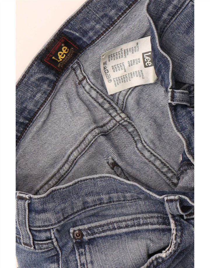 Lee Herren Daren Straight Jeans W34 L34 Blaue Baumwolle