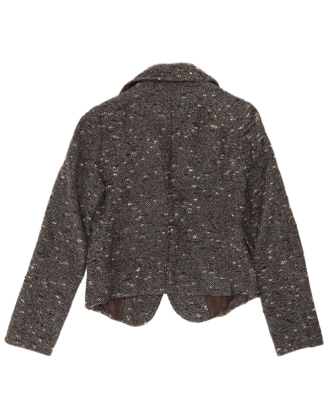 Patrizia Pepe Damen Crop 2 Button Blazer Jacke IT 44 Mittelgrau meliert