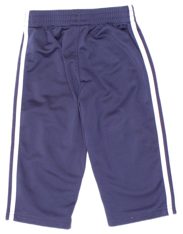 Adidas Baby-Jungen-Trainingshose, 9–12 Monate, Marineblau, Polyester