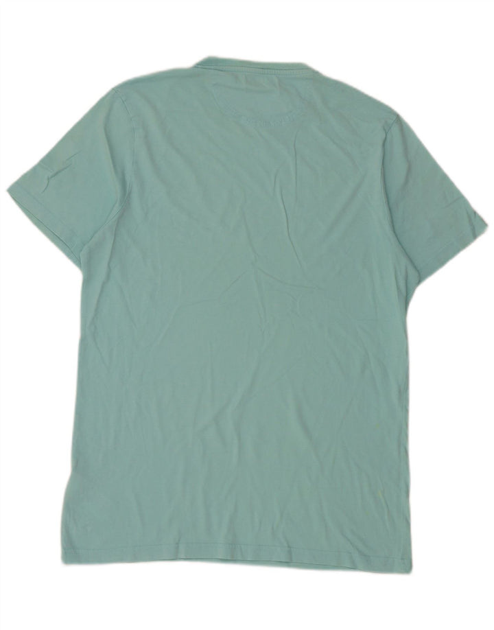 Henri Lloyd Herren Grafik-T-Shirt-Oberteil aus mitteltürkisfarbener Baumwolle