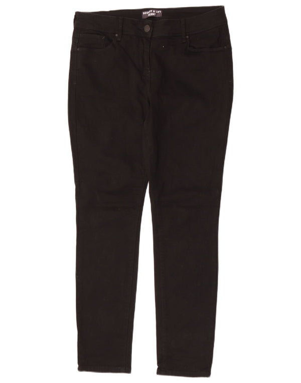 Marks & Spencer Damen Sculpt Lift Freizeithose UK 14 Medium W30 L29 Bla