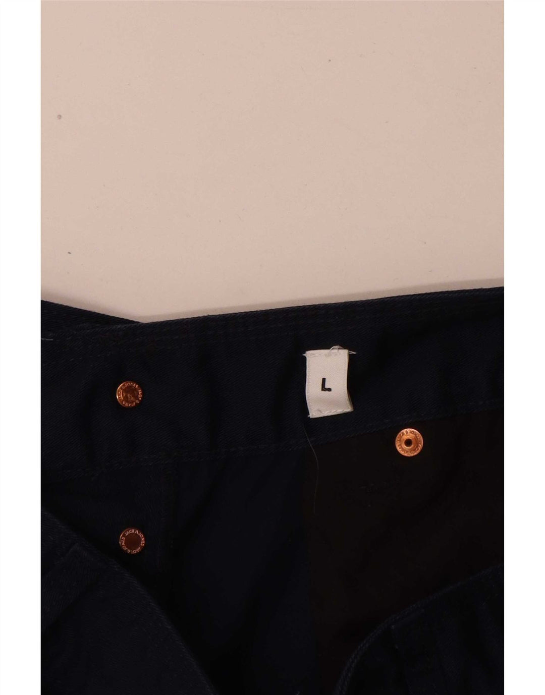 Jack & Jones Herren-Chinoshorts, Größe L, W34, Marineblau, Polyester