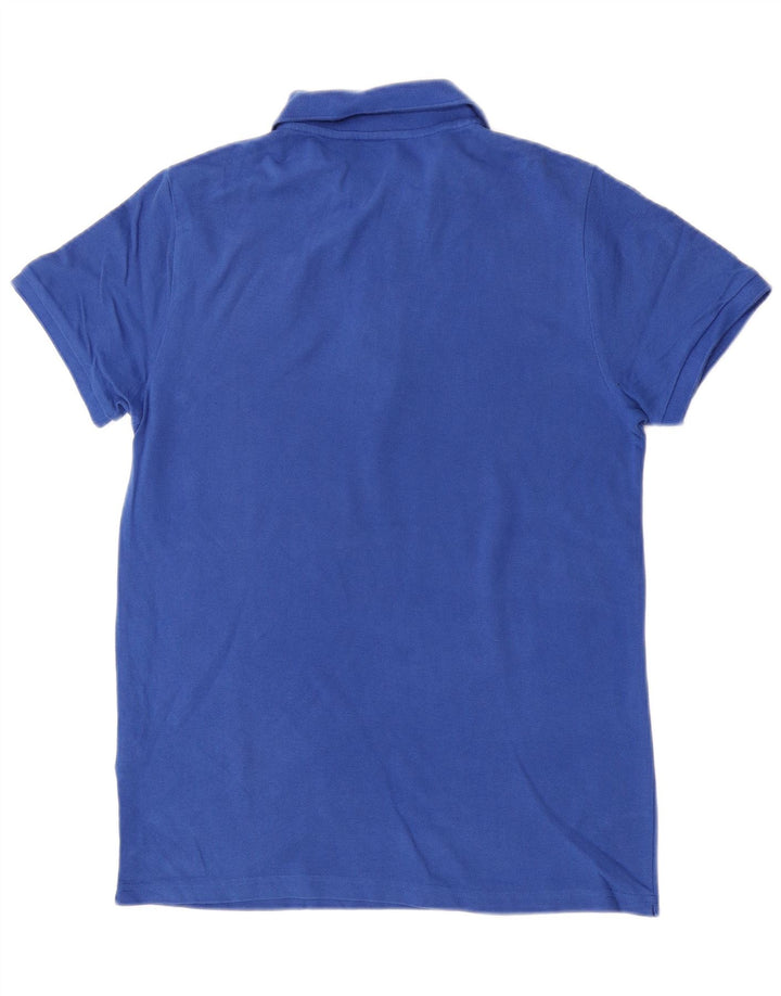 Kappa Herren-Poloshirt aus mittelblauer Baumwolle