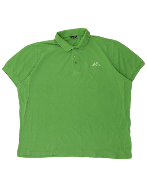 KAPPA Herren Poloshirt 2XL Grüne Baumwolle