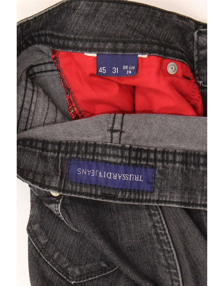 Trussardi Damen Slim Jeans W29 L28 Grau