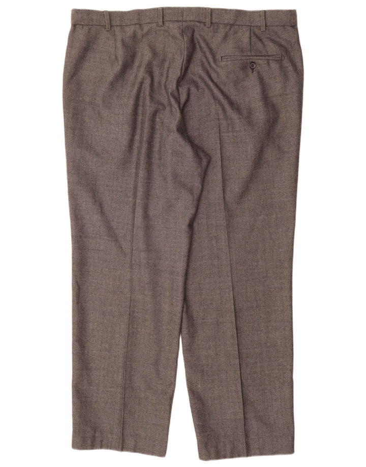 Marks & Spencer Herren-Anzughose, gerade, normale Passform, W40, L29, graue Wolle
