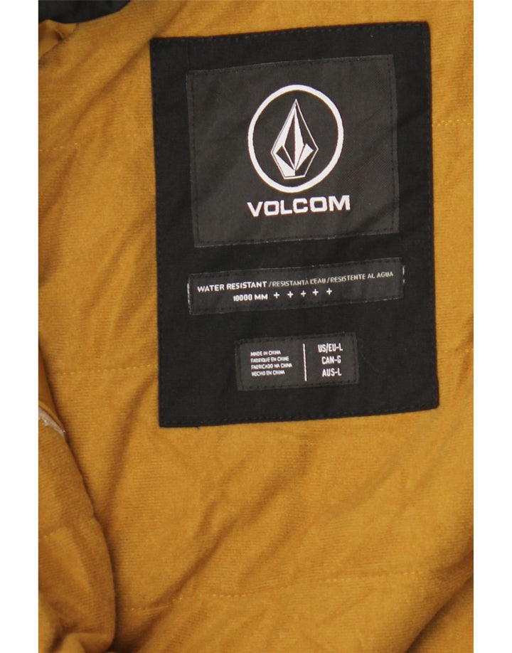 VOLCOM Herren Bomberjacke mit Kapuze UK 40 Large Schwarz