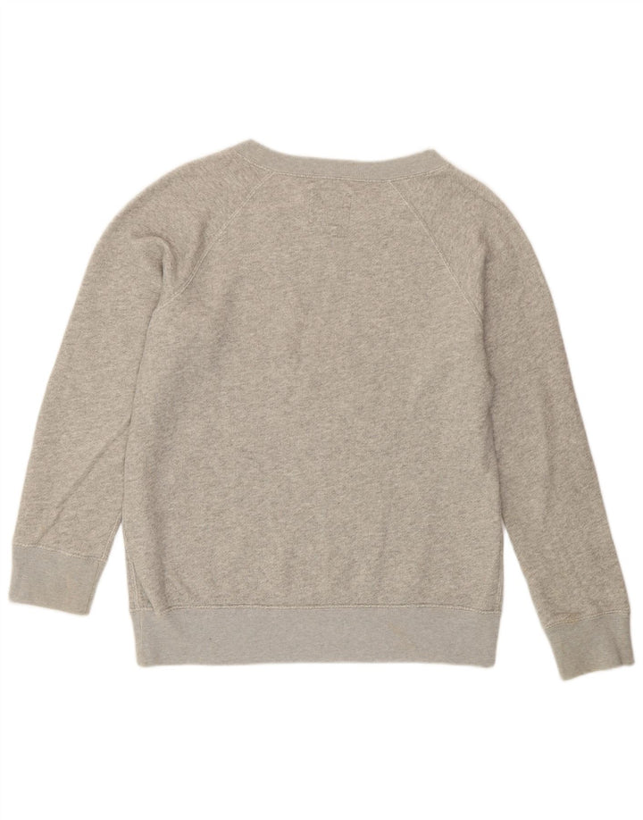 Jack Wills Damen-Sweatshirt in Übergröße, Gr. 10, Größe S, Grau meliert