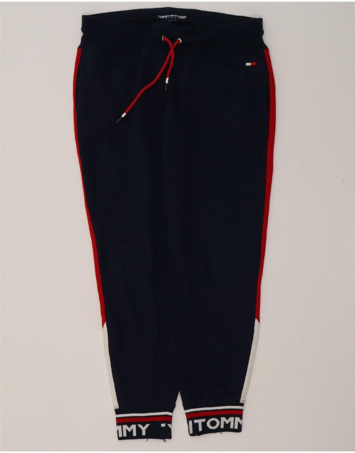 TOMMY HILFIGER Damen Trainingshose Jogger UK 14 Medium Marineblau