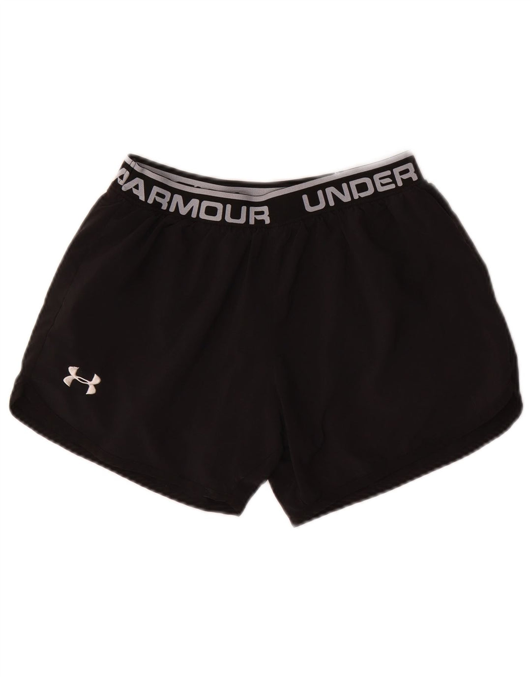 UNDER ARMOUR Sportshorts mit taillierter Grafik für Mädchen, 13–14 Jahre, XL, Schwarz
