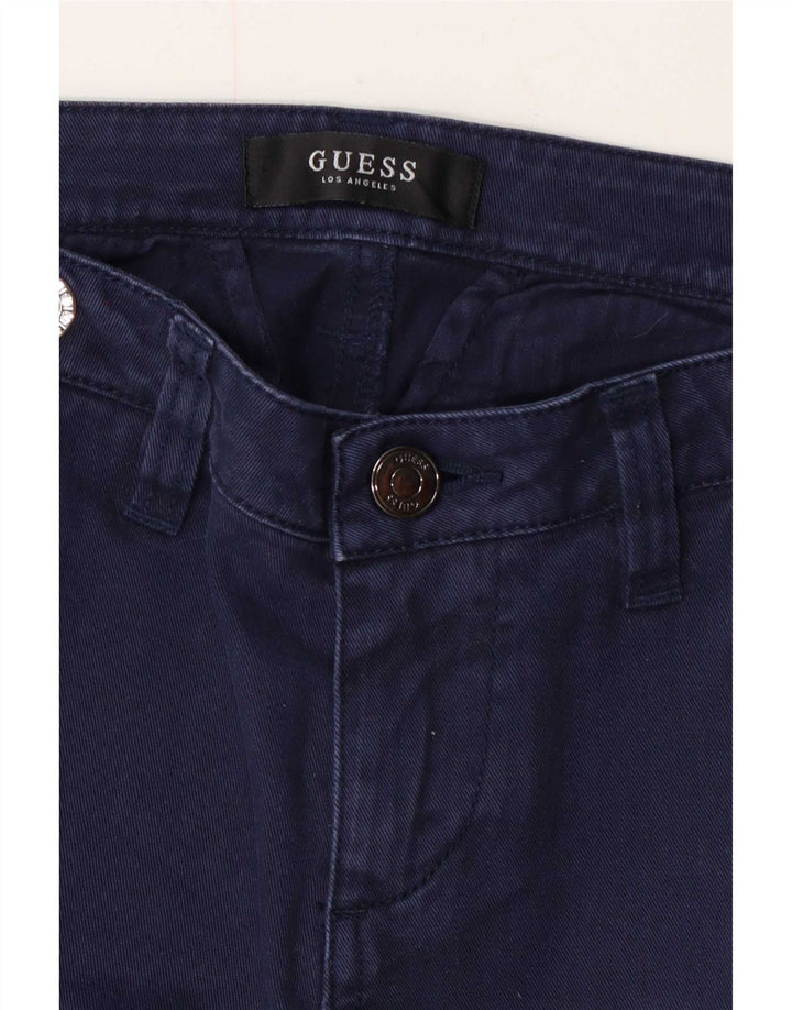 Guess Slim Chino-Hose für Damen, W30, L28, Marineblau