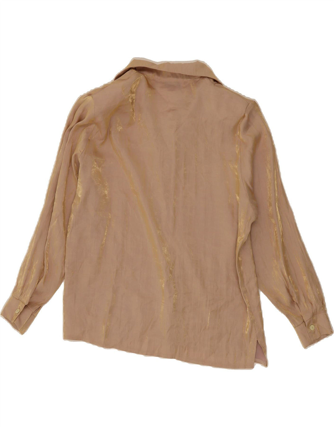 ENDORA Womens Shirt Blouse UK 16 Large Beige Polyester Vintage Endora and Second-Hand Endora from Messina Hembry 
