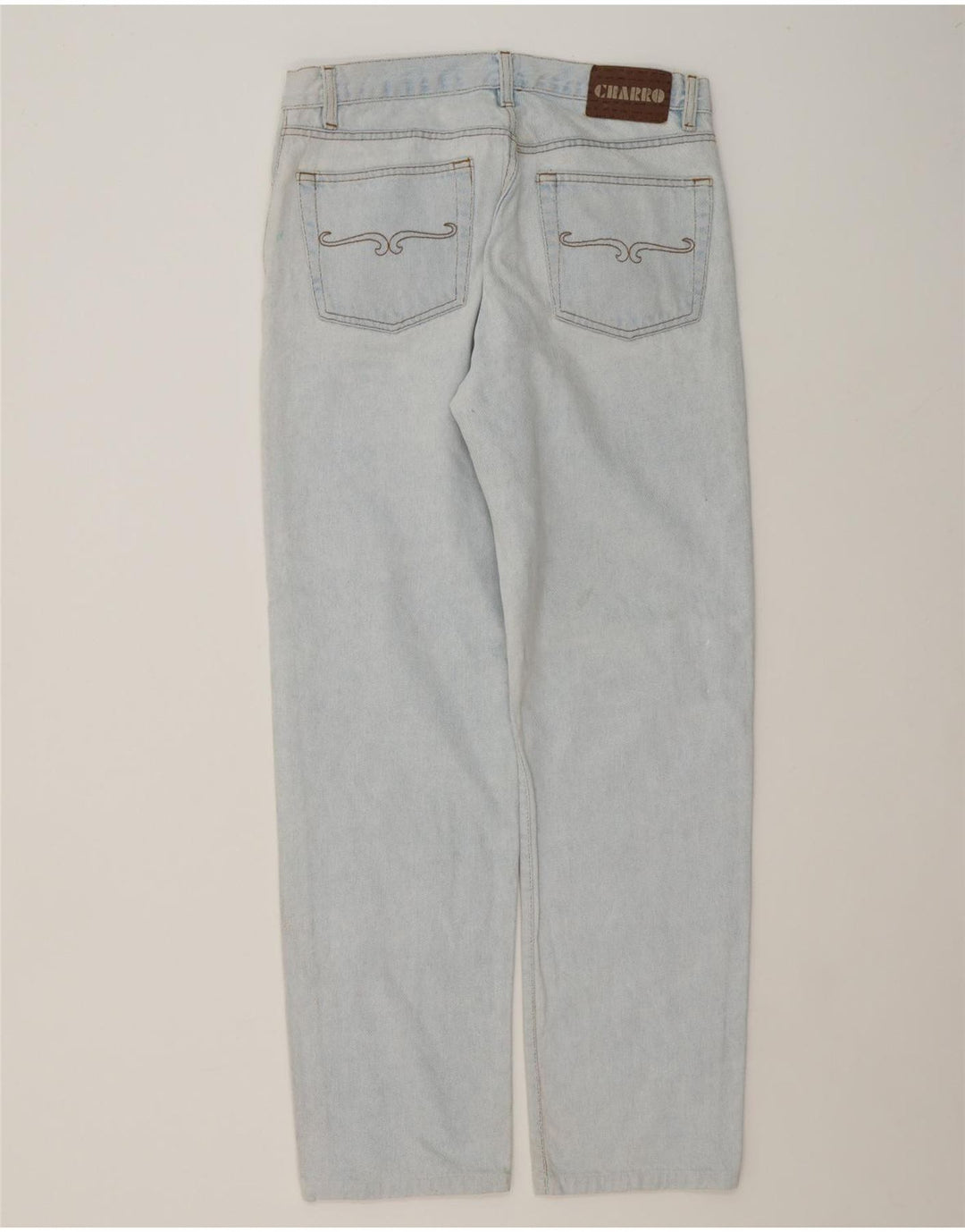 CHARRO Mens Straight Jeans W34 L32 Blue Cotton Vintage Charro and Second-Hand Charro from Messina Hembry 
