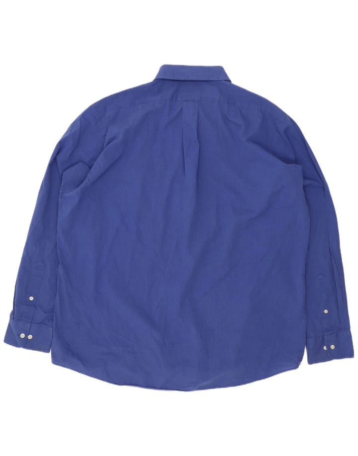 Chaps Herrenhemd, Größe 17 1/2 XL, blaue Baumwolle