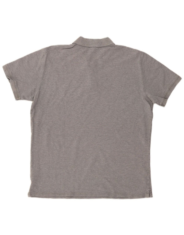 Napapijri Mens Polo Shirt 2XL Grey Cotton