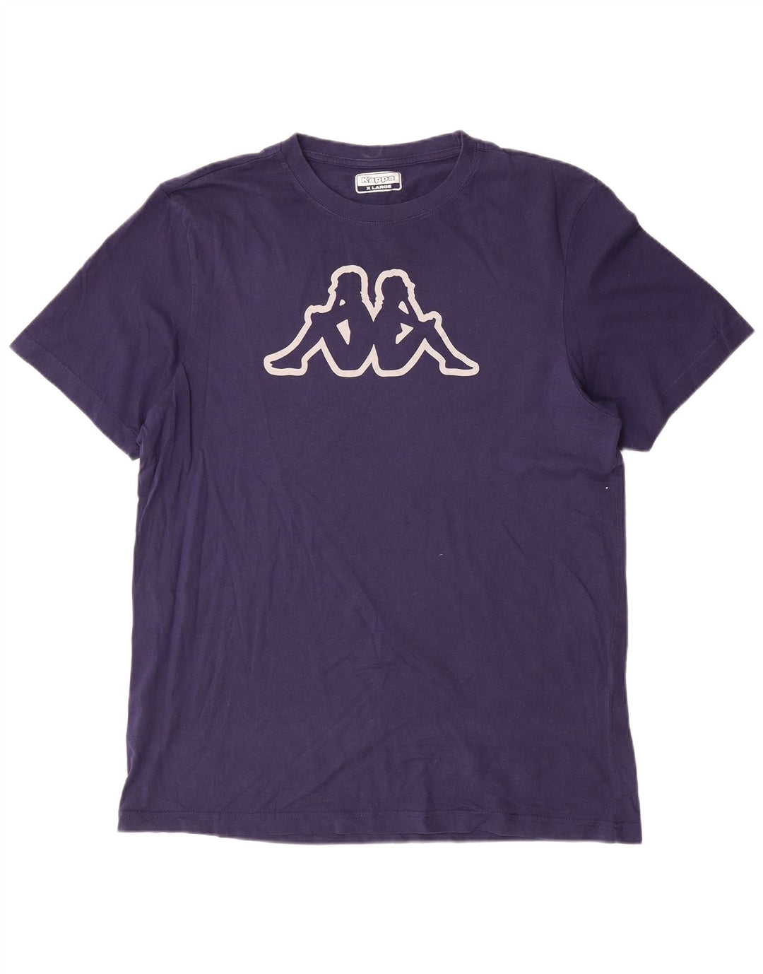 Kappa Herren Grafik T-Shirt Top XL Marineblau