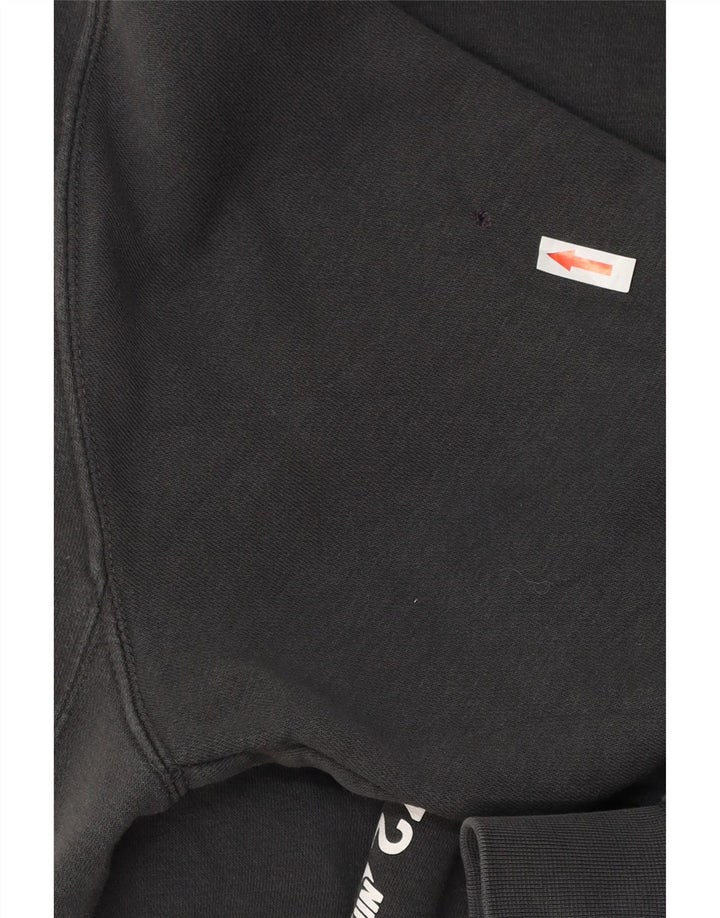 Nike Herren-Kapuzenpullover mit Grafik, Größe S, graue Baumwolle