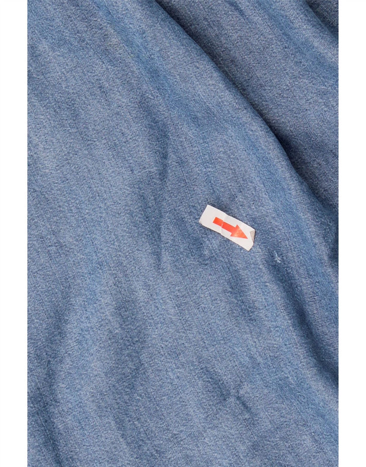 Joop Damen Ärmelloses Jeanskleid UK 14 Mittelblaues Lyocell