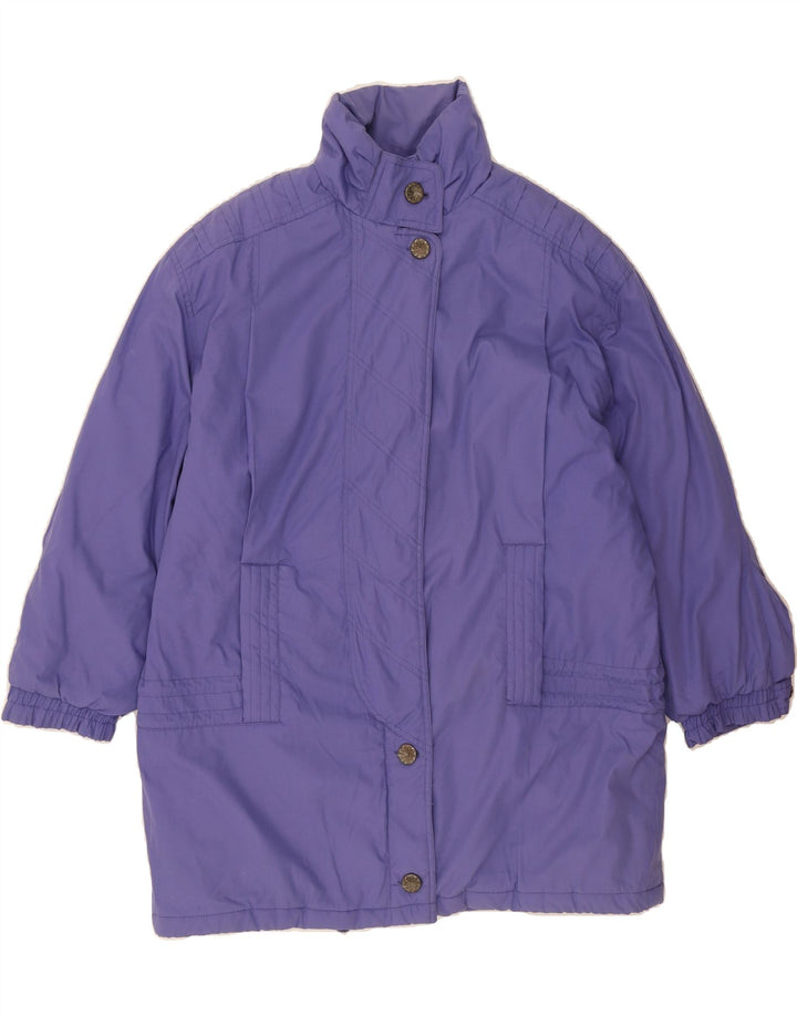 MARCEL CLAIR Womens Oversized Windbreaker Coat EU 40 Medium Purple Vintage Marcel Clair and Second-Hand Marcel Clair from Messina Hembry 