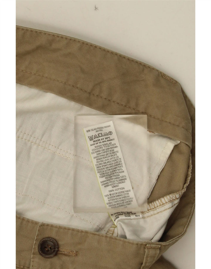 Marks & Spencer Herren Cargoshorts W34 Large Beige Baumwolle