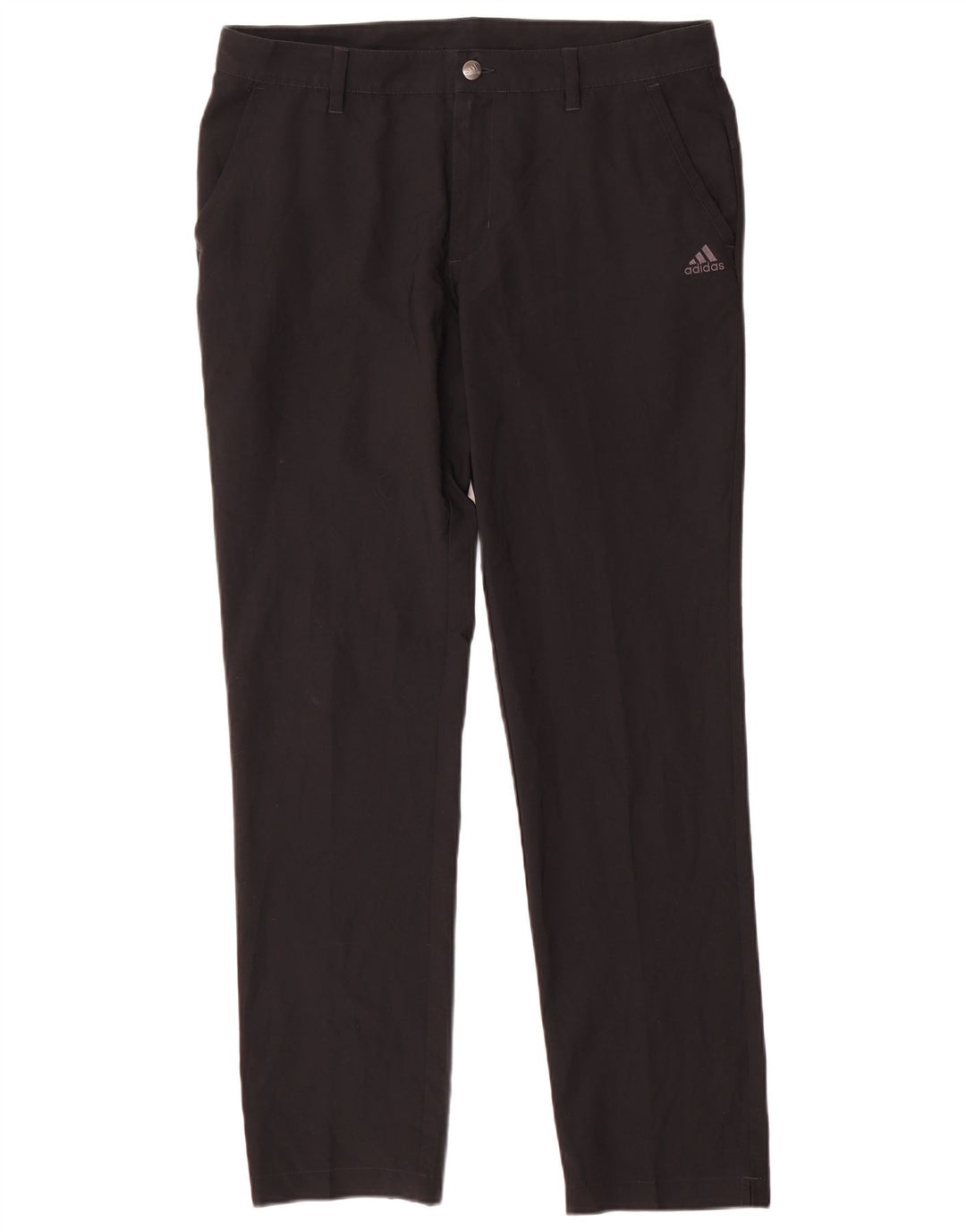 Adidas Herren Slim Chino Hose W34 L32 Schwarz Polyester