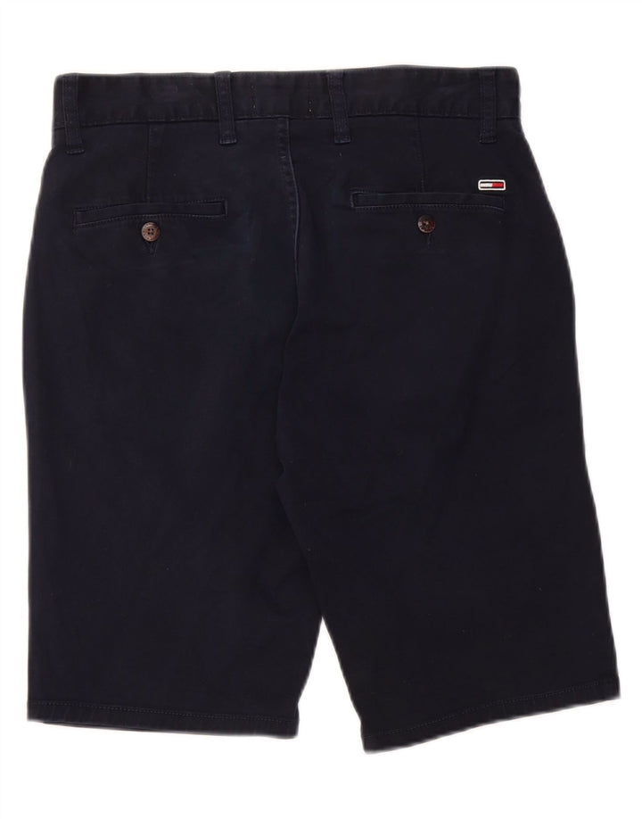 TOMMY HILFIGER Herren Chino Shorts W28 Small Marineblau Baumwolle