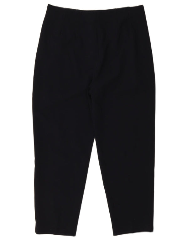 Marks & Spencer Damen-Hose, kurz geschnitten, UK 12, M, W28, L23, Marineblau