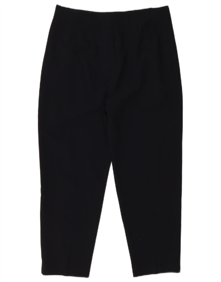 Marks & Spencer Damen-Hose, kurz geschnitten, UK 12, M, W28, L23, Marineblau