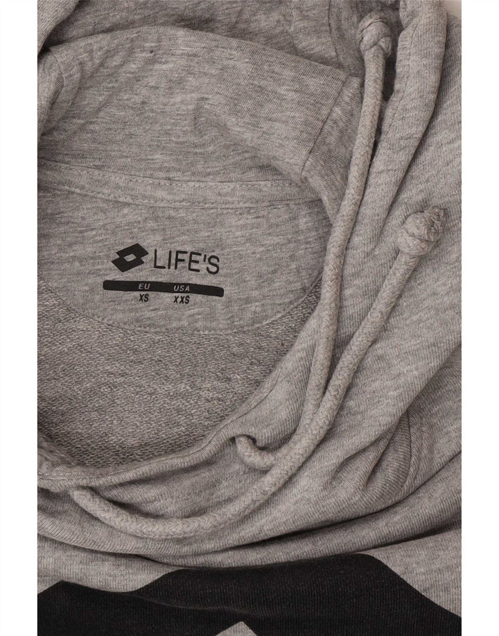 Lotto Herren Graphic Hoodie Pullover 2XS Grau