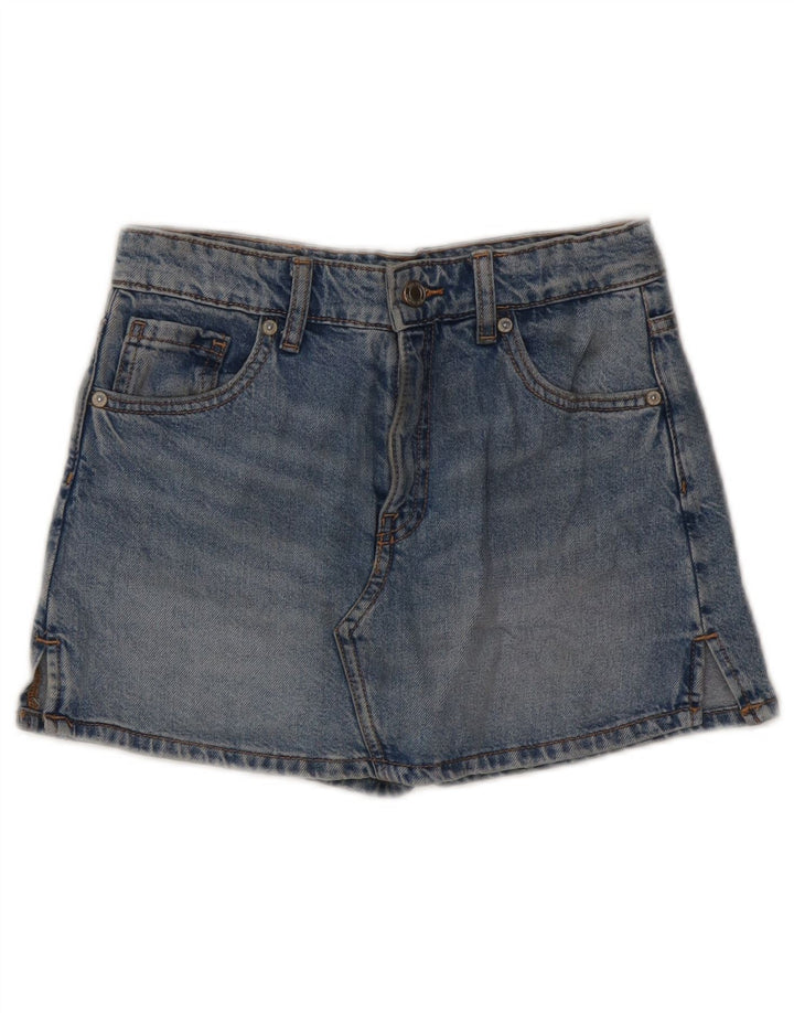 ZARA Girls Denim Shorts 13-14 Years W26  Blue