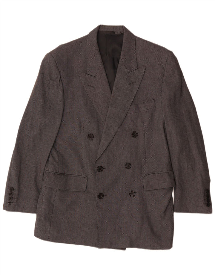 Gieves & Hawkes Herren Slim Fit Blazer Jacke UK 40 Large Grau