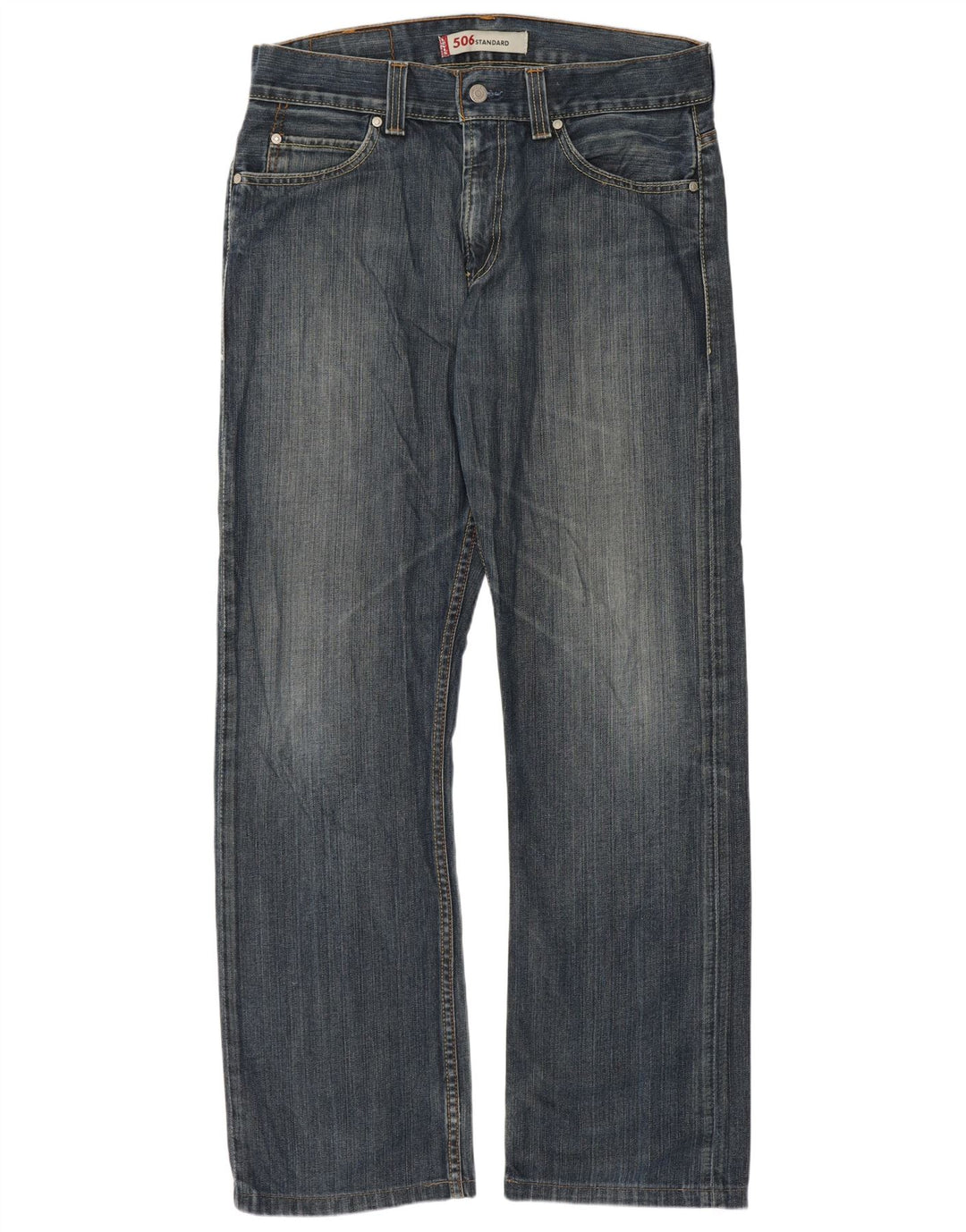 Levi's Herren 506 Standard Fit Straight Jeans W33 L31 Blau