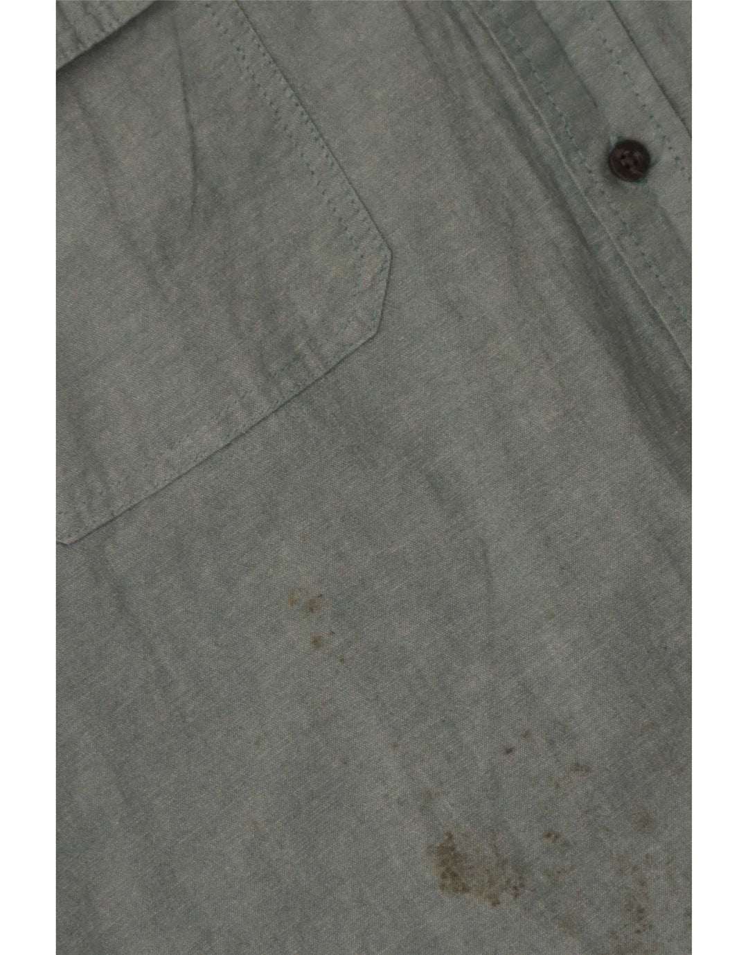 Wrangler Herren Kurzarmhemd 3XL Grüne Baumwolle