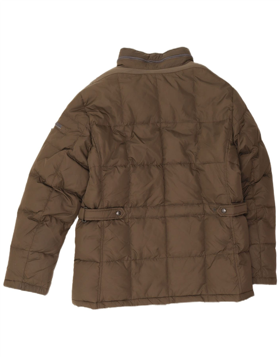 Geox Herren-Jacke mit Kapuze, gepolstert, UK 42, XL, Khaki, Polyamid