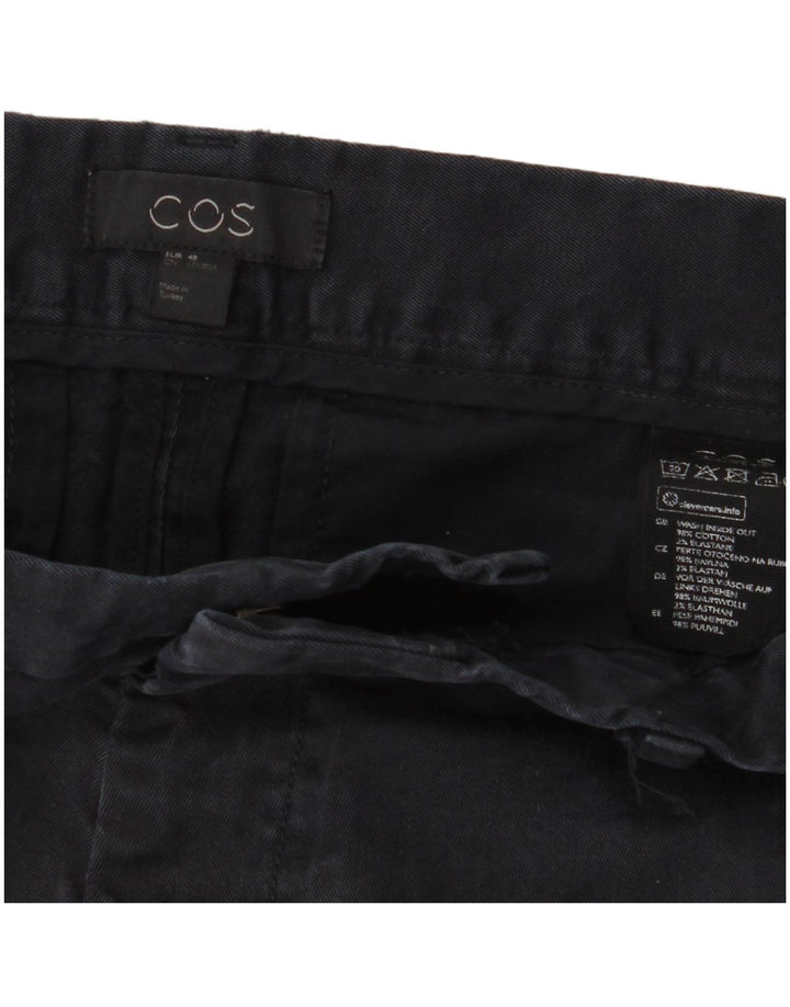 COS Slim Chino-Hose für Herren, EU 48, Größe M, W30, L31, Marineblau, Baumwolle