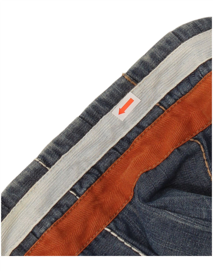 Intrend Womens Denim Wrap Asymmetrischer Rock IT 38 XS W28 Blaue Baumwolle