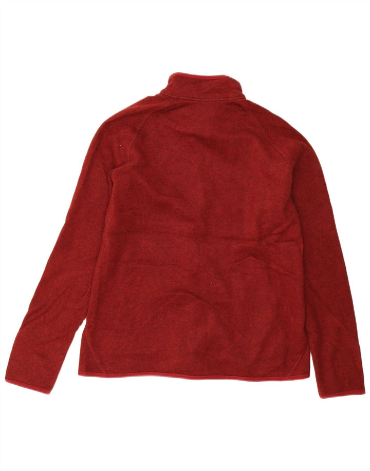Eddie Bauer Damen-Trainingsanzug-Top-Jacke, UK 18, XL, rot geflecktes Polyester