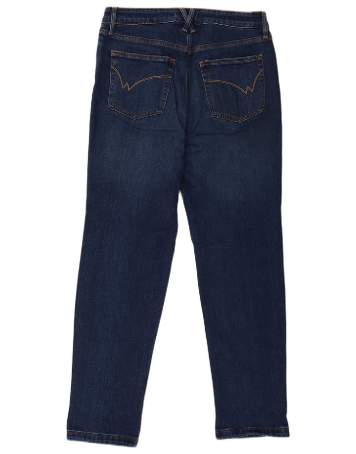 WHITE STUFF Womens High Rise Slim Jeans UK 10 Small W30 L28 Blue
