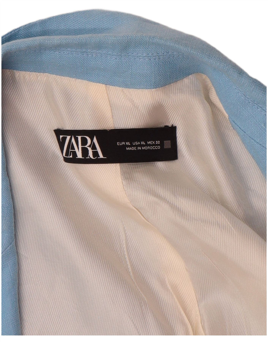 Zara Damen offene Blazerjacke UK 18 XL Blau