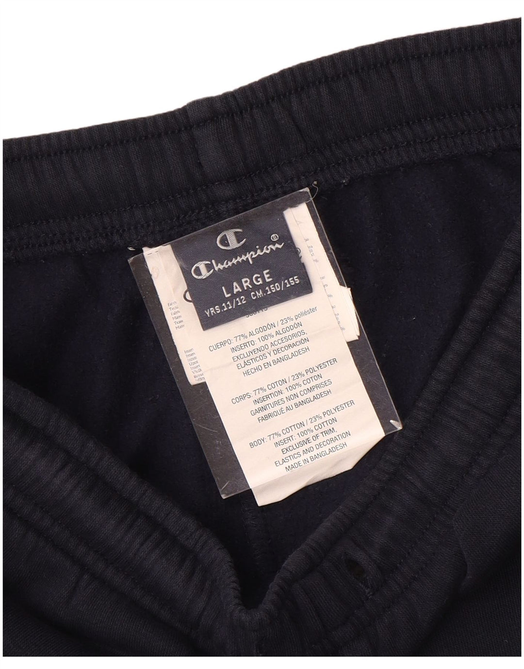 Champion Jungen-Trainingshose, Jogginghose, 11–12 Jahre, Größe L, Marineblau