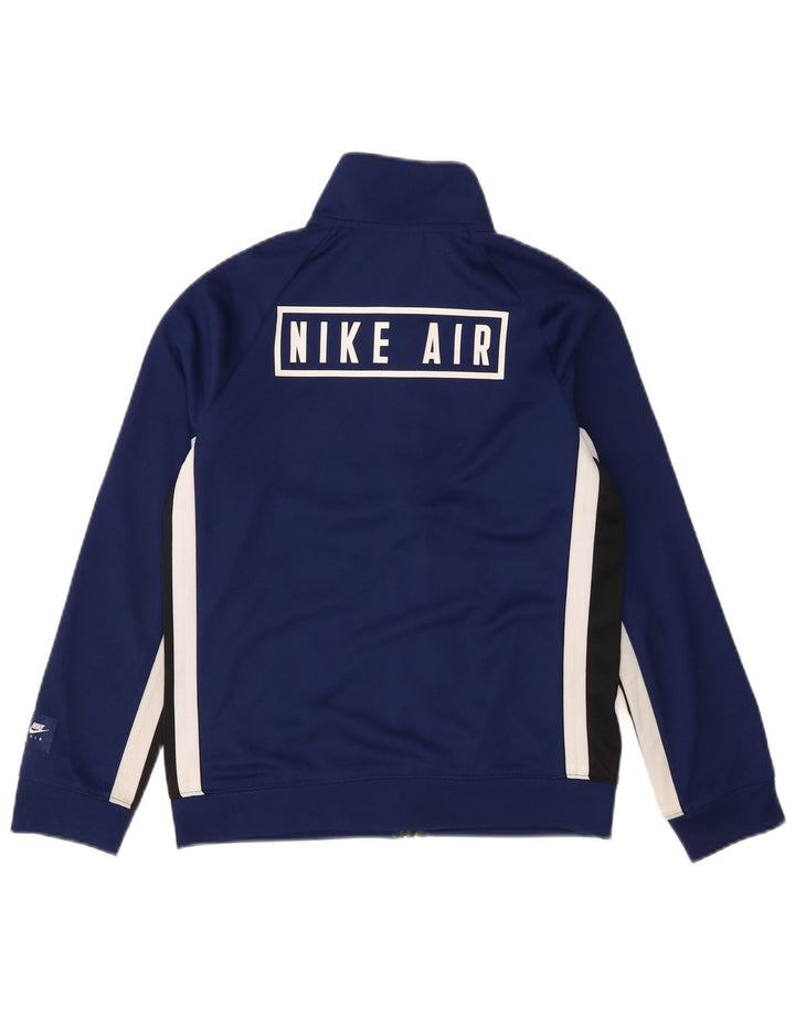Nike Jungen-Trainingsanzug-Top-Jacke, 12–13 Jahre, groß, Marineblau, Farbblock