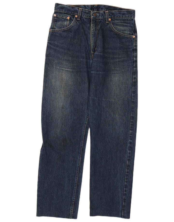Levi's Herren 521 Straight Jeans W33 L29 Blaue Baumwolle