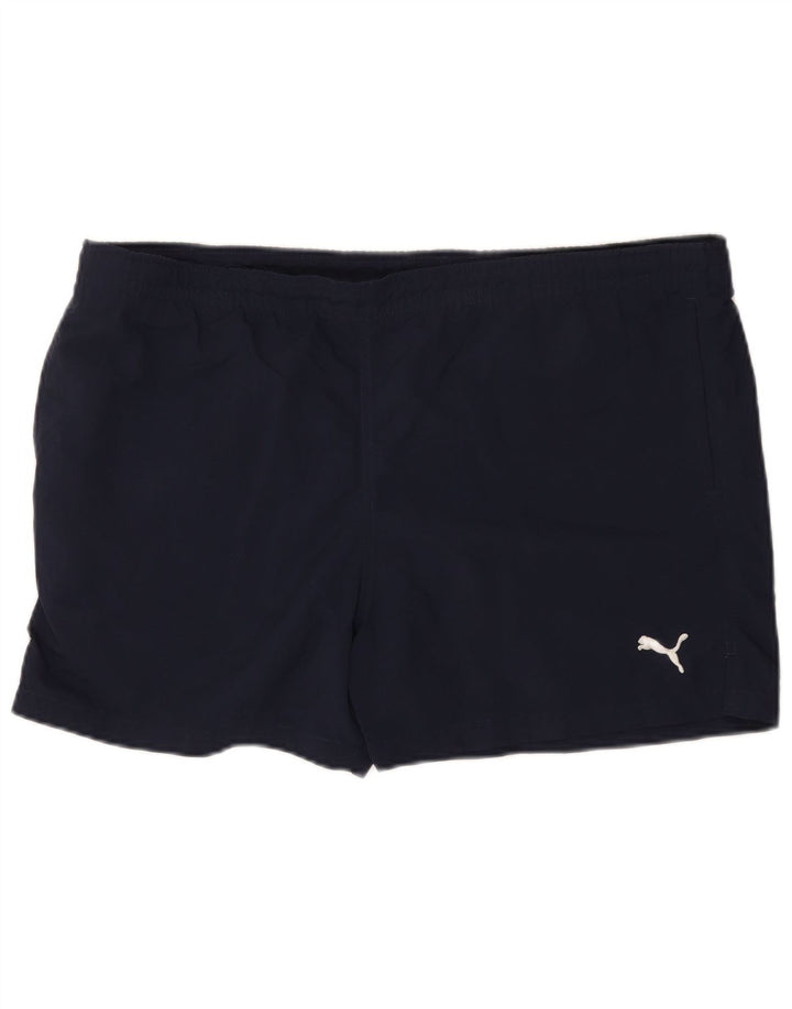 Puma Herren Sport Shorts XL Marineblau Polyamid
