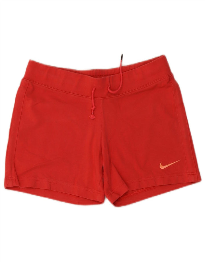Nike Damen Sportshorts UK 10 Small Rot