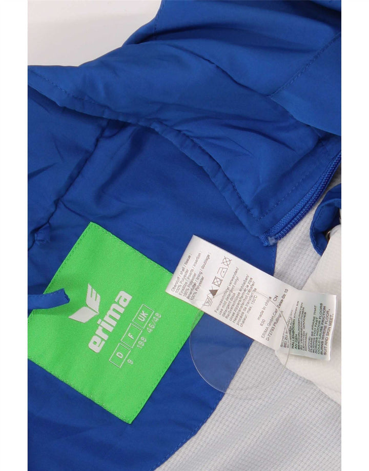 Erima Herren-Trainingsanzug-Top-Jacke, UK 46/48, 2XL, blaues Farbblock-Polyester