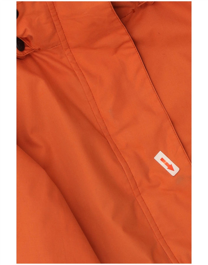 Jack Wolfskin Damen-Windbreakerjacke mit Kapuze, UK 10, Größe S, Orange, Polyester